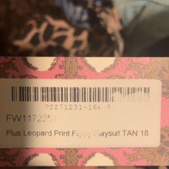 Boohoo Leopard Print Flippy Playsuit Romper - NWT - Picture 7 of 8